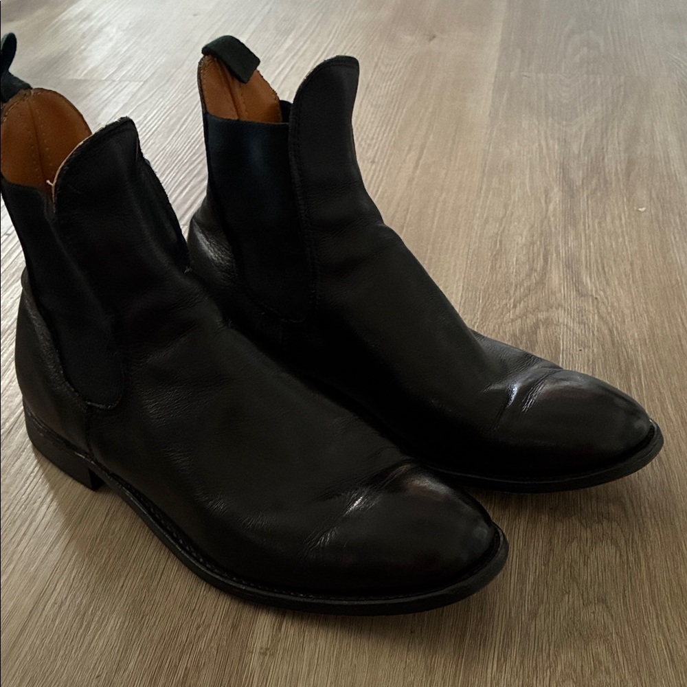 Vintage Biltrite Black Leather Men's Chelsea Boots